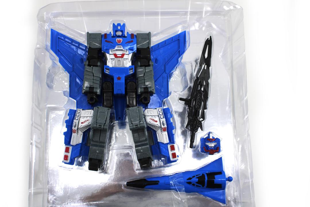 Transformers EarthSpark Warrior Class Starscream Action Figure Robot Toy for Kids Ages 6+