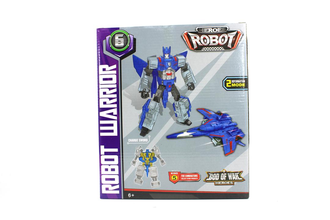 Transformers EarthSpark Warrior Class Starscream Action Figure Robot Toy for Kids Ages 6+