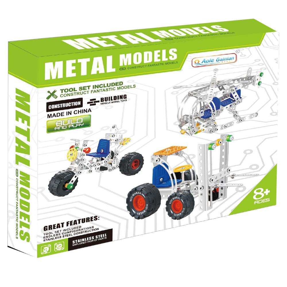 175 Pcs Metal Models Construction Kit